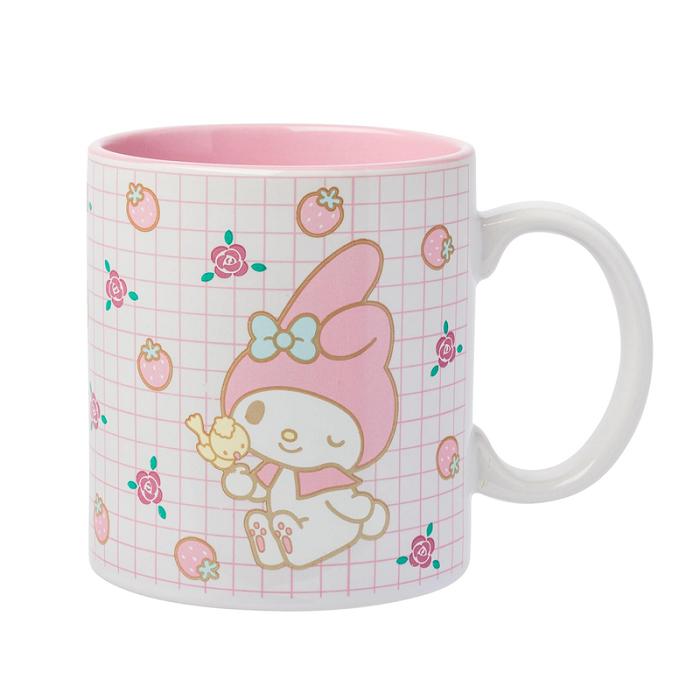 Hello Kitty My Melody All-Over Print Ceramic Mug (Sweet Things) Rosas | CL_HK87708