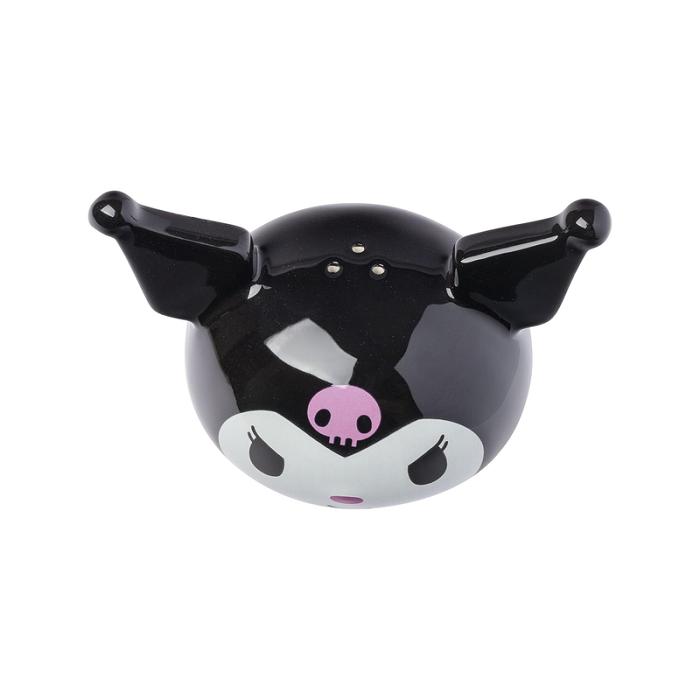 Hello Kitty My Melody And Kuromi Sculpted Ceramic Salt and Pepper Set Negras Rosas | CL_HK75626