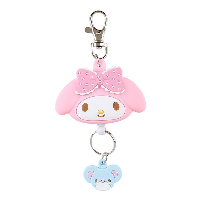 Hello Kitty My Melody Bestie Face Badge Reel Rosas | CL_HK86625