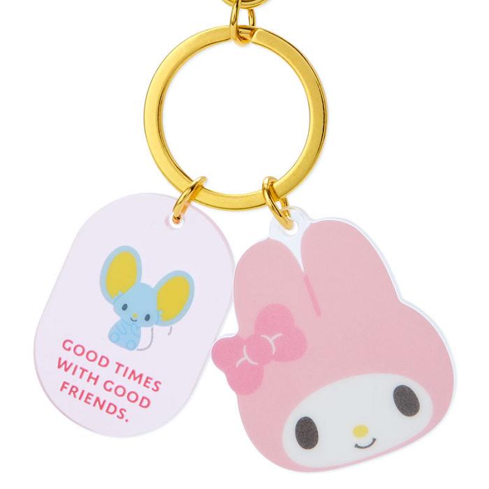 Hello Kitty My Melody Besties Keychain Rosas | CL_HK84870