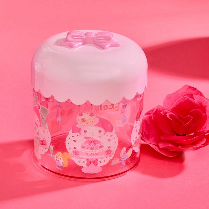 Hello Kitty My Melody Clear Canister (Sweet Lookbook Series) Rosas | CL_HK57659