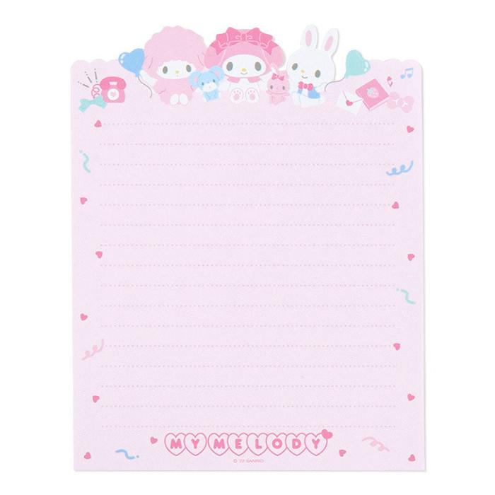 Hello Kitty My Melody Deluxe Letter Set Rosas | CL_HK51789