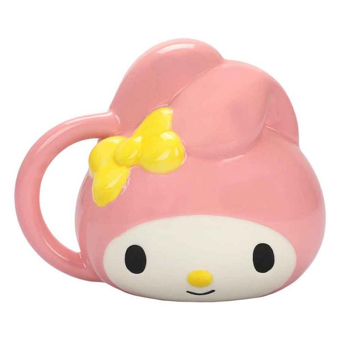 Hello Kitty My Melody Face Sculpted Mug Rosas | CL_HK57022