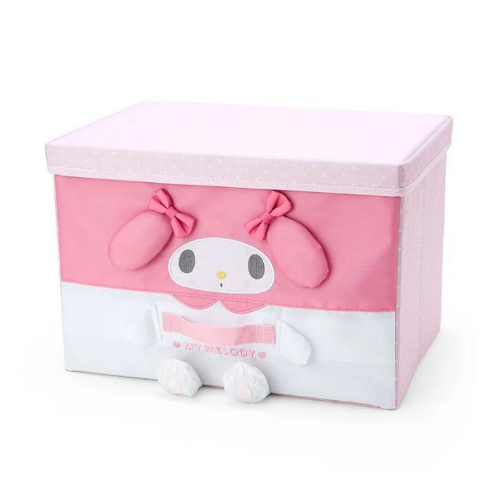 Hello Kitty My Melody Foldable Storage Box (Large) Rosas | CL_HK31839