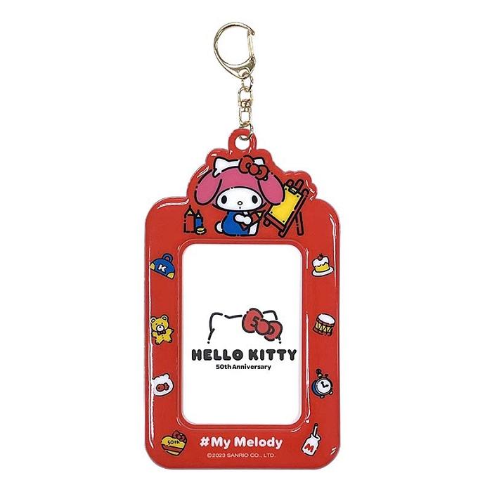 Hello Kitty My Melody ID Badge Holder (Hello, Everyone! Series) Naranjas | CL_HK73388