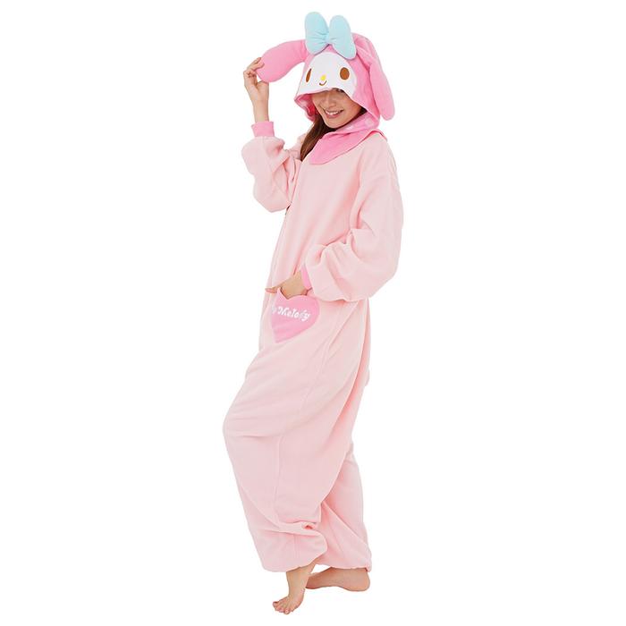 Hello Kitty My Melody Kigurumi Onesie Rosas | CL_HK12056