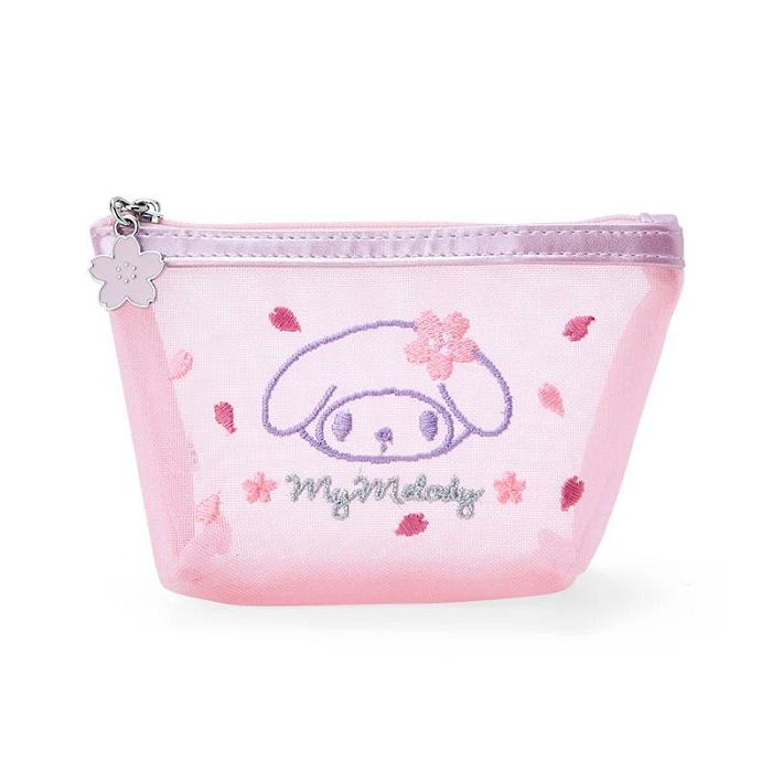 Hello Kitty My Melody Mesh Zipper (Pink Sakura Series) Rosas | CL_HK74102