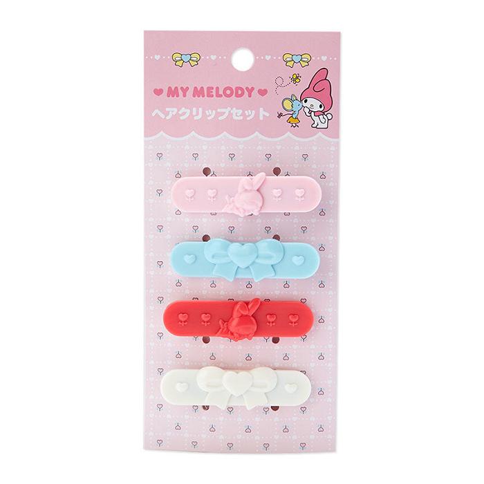 Hello Kitty My Melody Mini Hair Clip Set Multicolor | CL_HK90848