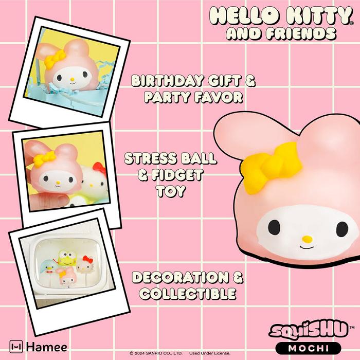 Hello Kitty My Melody Mochi SquiSHU (Series 2) Rosas | CL_HK33207