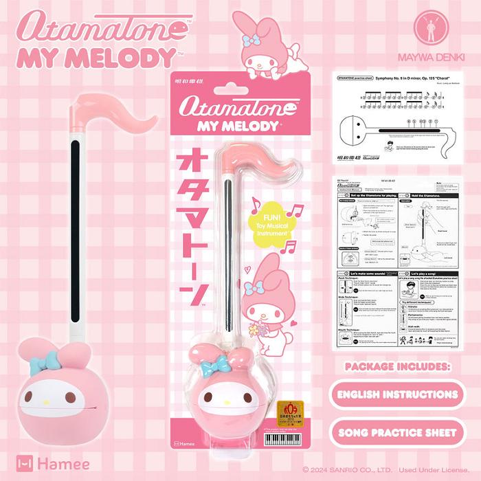 Hello Kitty My Melody Otamatone Musical Toy Rosas | CL_HK81351