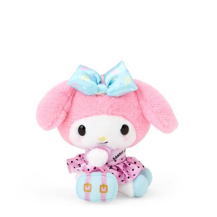 Hello Kitty My Melody Plush Mascot Keychain (Day at the Funfair Series) Rosas | CL_HK23381