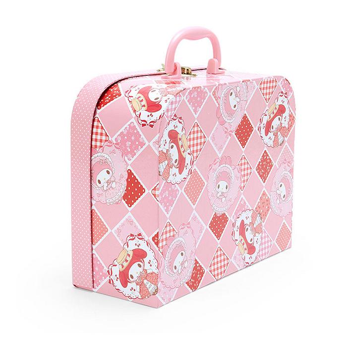 Hello Kitty My Melody Red Akamelo Storage Suitcase Rosas | CL_HK89295