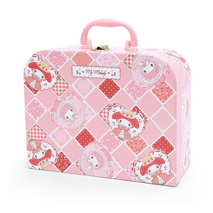 Hello Kitty My Melody Red Akamelo Storage Suitcase Rosas | CL_HK15680