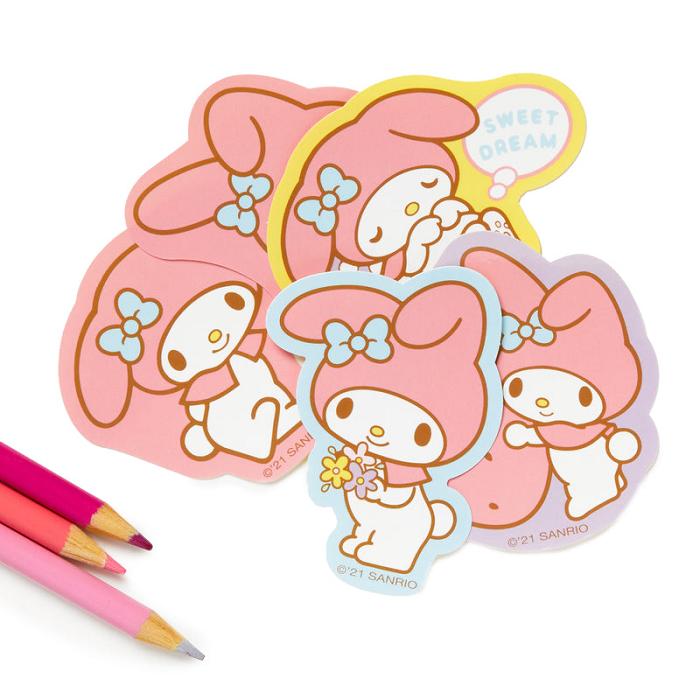 Hello Kitty My Melody Sayings Big Sticker Pack Rosas | CL_HK28728