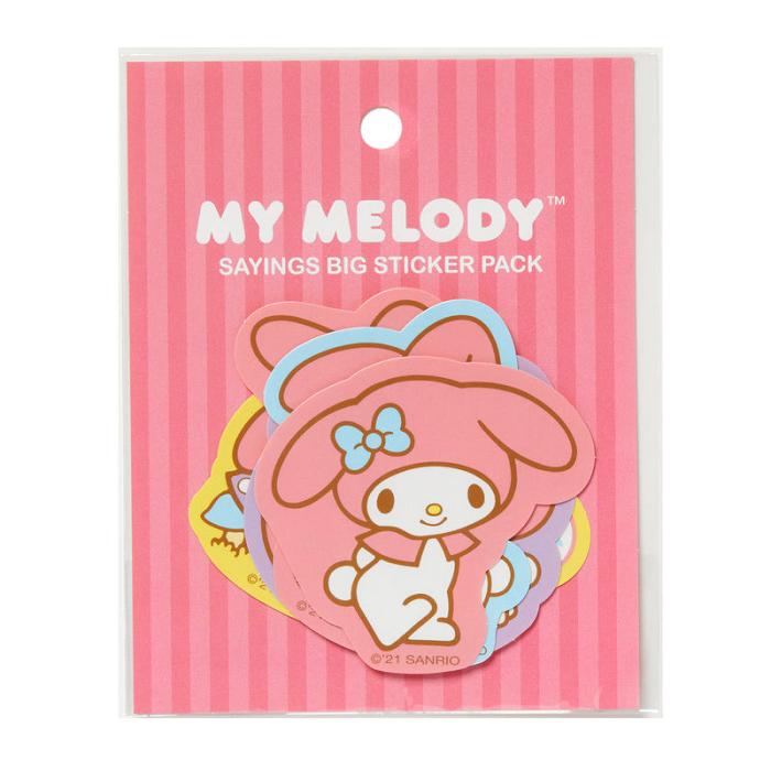 Hello Kitty My Melody Sayings Big Sticker Pack Rosas | CL_HK28728