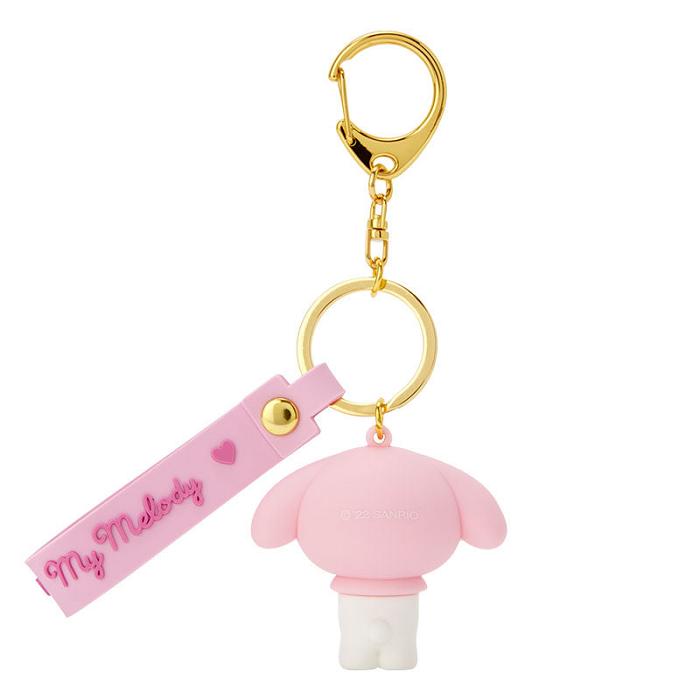 Hello Kitty My Melody Signature Keychain Rosas Blancas | CL_HK98974