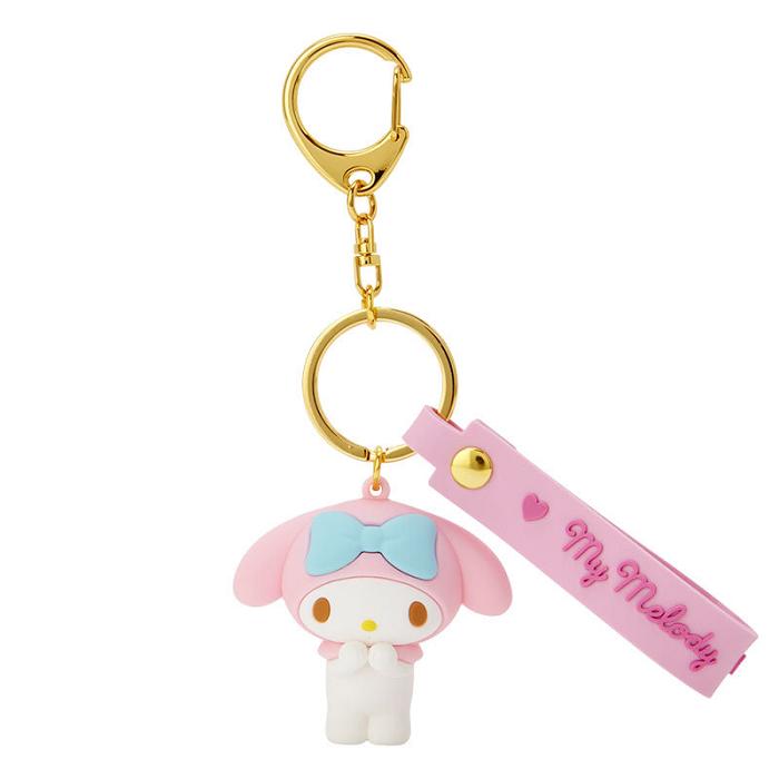 Hello Kitty My Melody Signature Keychain Rosas Blancas | CL_HK98974