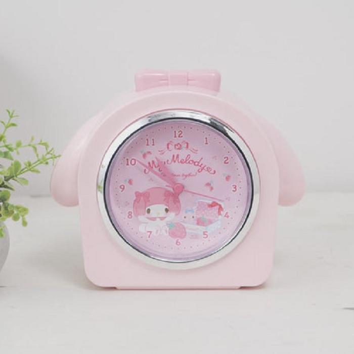 Hello Kitty My Melody Snooze-n-Stop Talking Alarm Clock Rosas | CL_HK58272