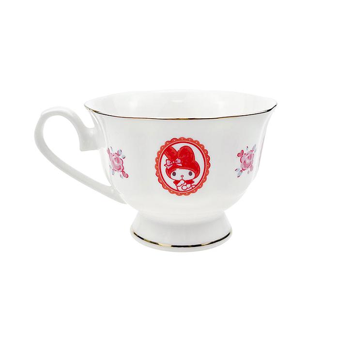 Hello Kitty My Melody Tea Cup and Saucer Set (Classic Corduroy Series) Blancas | CL_HK79922