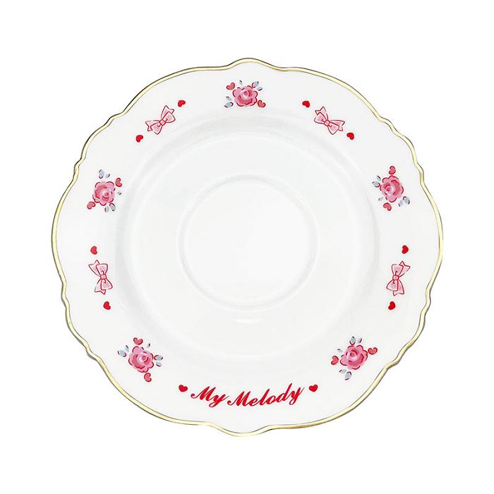 Hello Kitty My Melody Tea Cup and Saucer Set (Classic Corduroy Series) Blancas | CL_HK79922