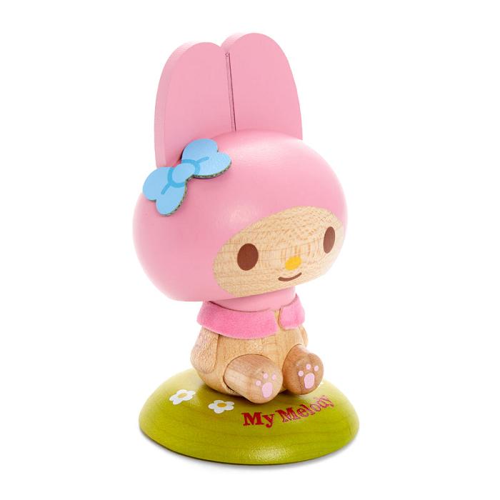 Hello Kitty My Melody Wooden Bobblehead Rosas | CL_HK35499