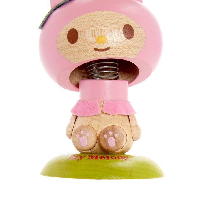 Hello Kitty My Melody Wooden Bobblehead Rosas | CL_HK35499