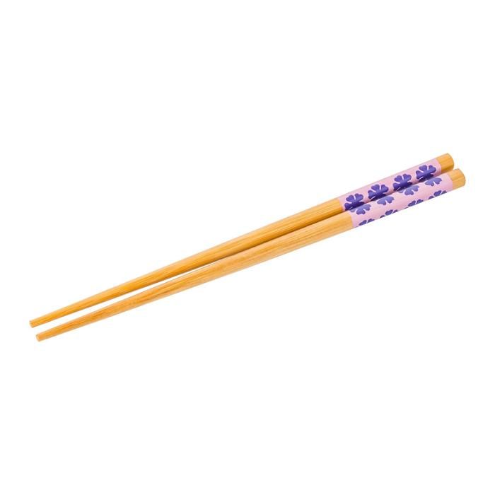 Hello Kitty My Melody & Kuromi Ceramic Ramen Bowl and Chopstick Set (Pastel Flowers) Rosas | CL_HK74414