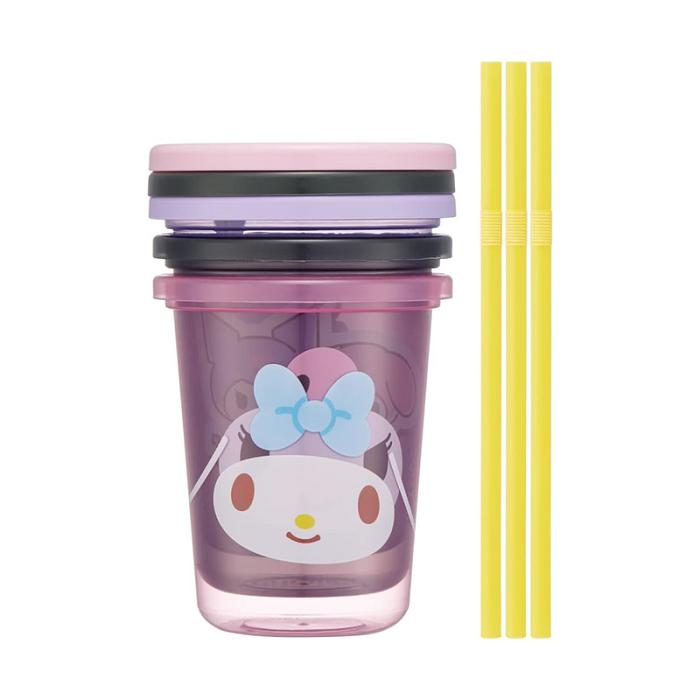 Hello Kitty My Melody & Kuromi Complete Tumbler 3pc Set Multicolor | CL_HK17919