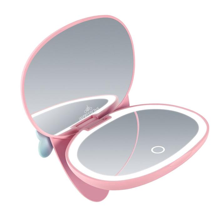 Hello Kitty My Melody x Impressions Vanity LED Compact Mirror Rosas | CL_HK70596