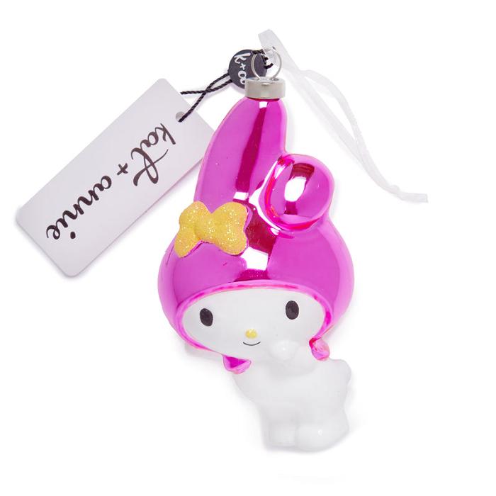 Hello Kitty My Melody x Kat + Annie Glass Ornament Rosas | CL_HK60276