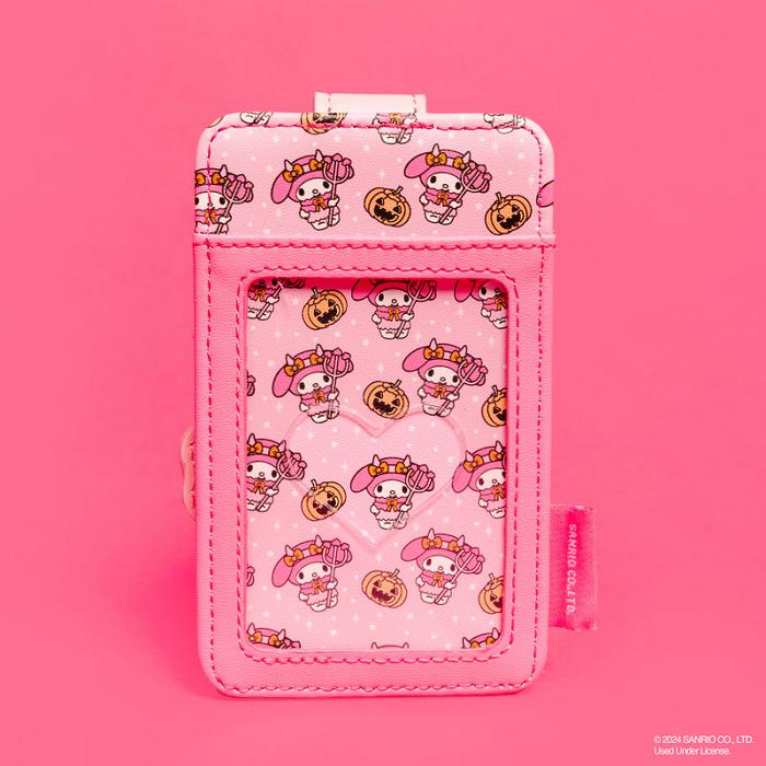 Hello Kitty My Melody x Loungefly Pumpkin Card Holder Rosas | CL_HK81797