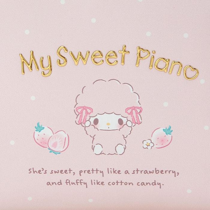 Hello Kitty My Sweet Piano Crescent Zipper Rosas | CL_HK43604