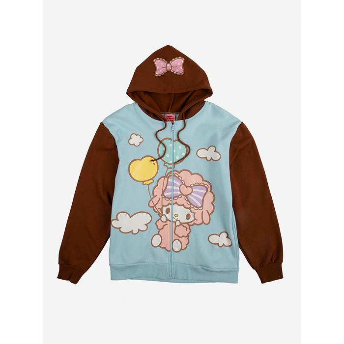 Hello Kitty My Sweet Piano x Dumbgood Zip Hoodie Multicolor | CL_HK79725