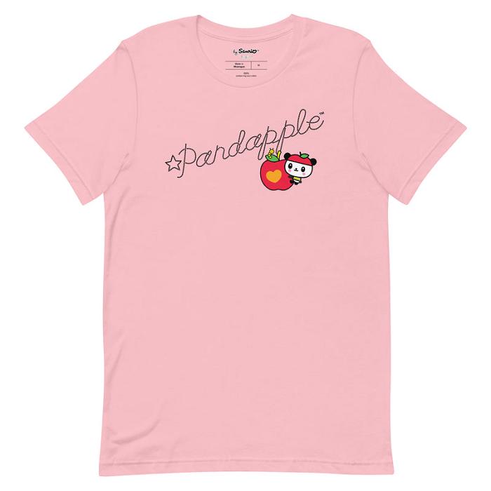 Hello Kitty Pandapple Dotted Signature Tee Blancas | CL_HK53116