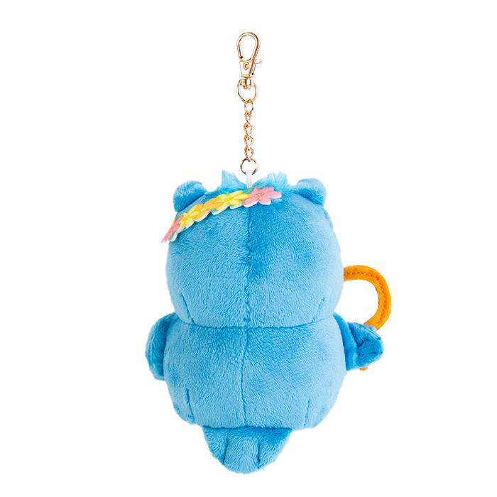 Hello Kitty PataPataPeppy Plush Mascot Keychain (Flower Power Series) Azules | CL_HK82548