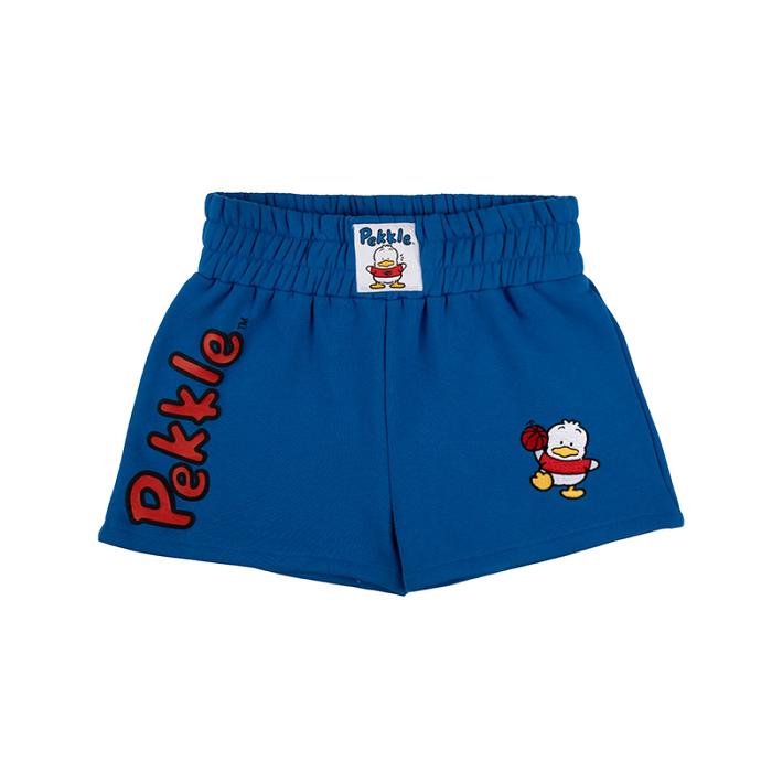 Hello Kitty Pekkle x Dumbgood Puff Print Boxing Short Azules | CL_HK63134