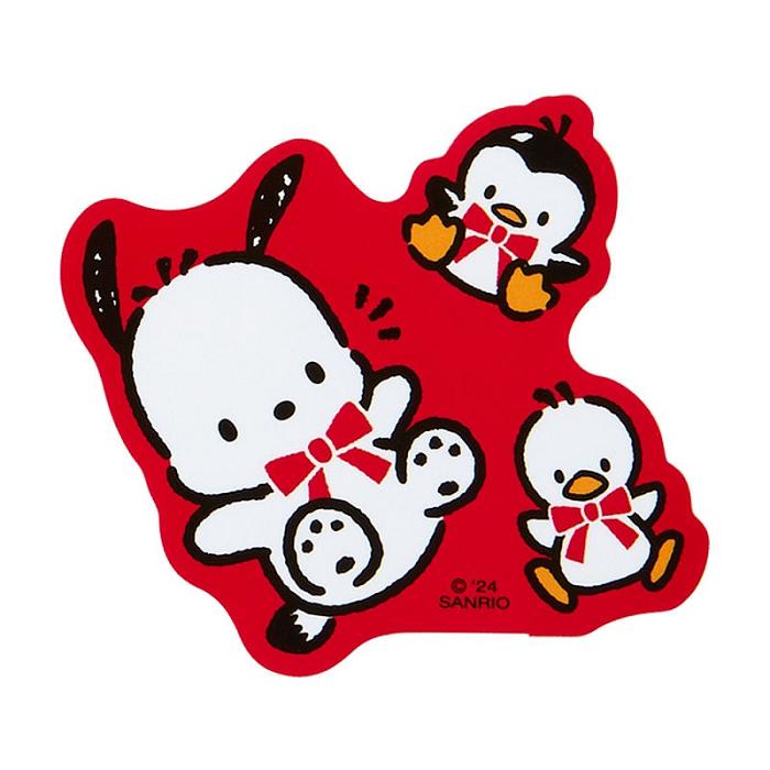 Hello Kitty Pochacco 10-pc Sticker Pack (35th Anniversary Red Ribbon Series) Rojas | CL_HK64702