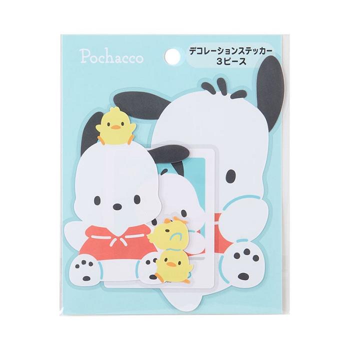 Hello Kitty Pochacco 3-pc Dress Your Tech Sticker Set Azules | CL_HK23961