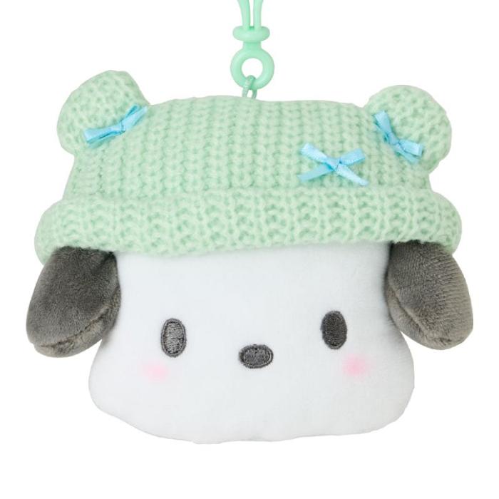 Hello Kitty Pochacco Cozy Cap Mascot Clip Pouch Verde Blancas | CL_HK95466