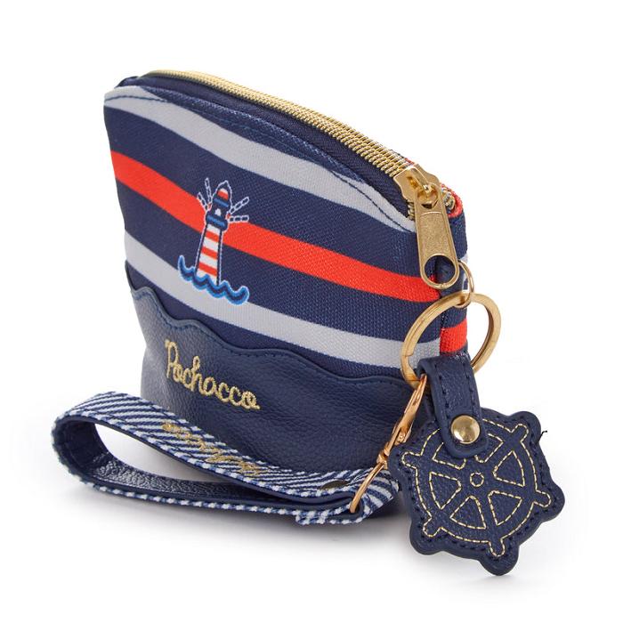 Hello Kitty Pochacco Mini Zipper (Nautical Series) Azules | CL_HK38453