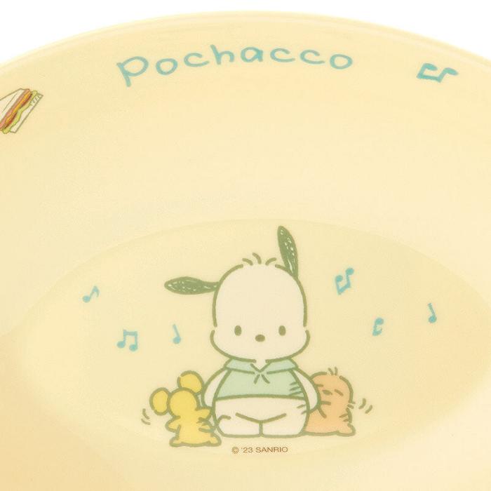 Hello Kitty Pochacco Oval Melamine Plate Amarillo | CL_HK45893