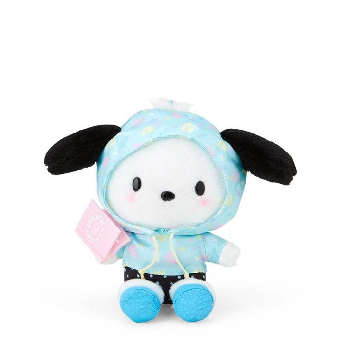 Hello Kitty Pochacco Plush Mascot Keychain (Day at the Funfair Series) Azules | CL_HK63304