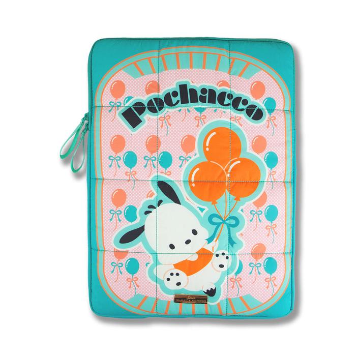 Hello Kitty Pochacco x Sonix Puffy Laptop Sleeve Verde | CL_HK81842