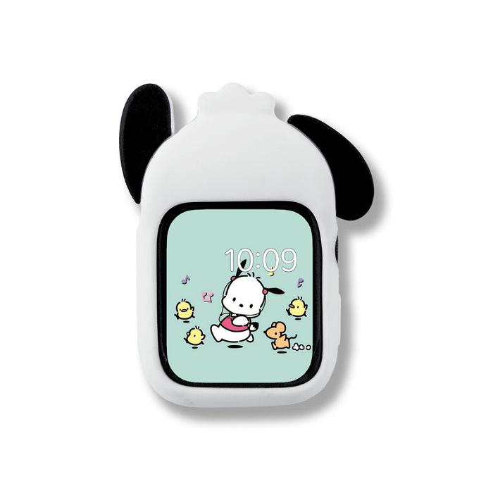 Hello Kitty Pochacco x Sonix Silicone Face Watch Bumper Blancas Negras | CL_HK55763