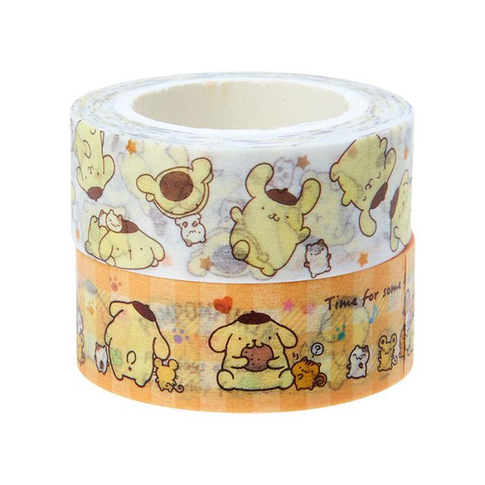 Hello Kitty Pompompurin 2-Piece Washi Tape Set Amarillo | CL_HK74834