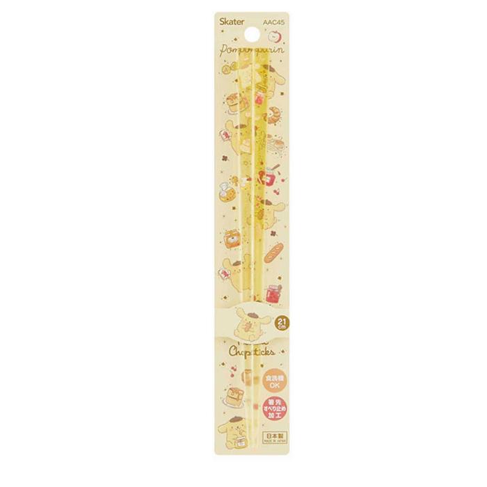 Hello Kitty Pompompurin Acrylic Chopsticks Amarillo | CL_HK12117