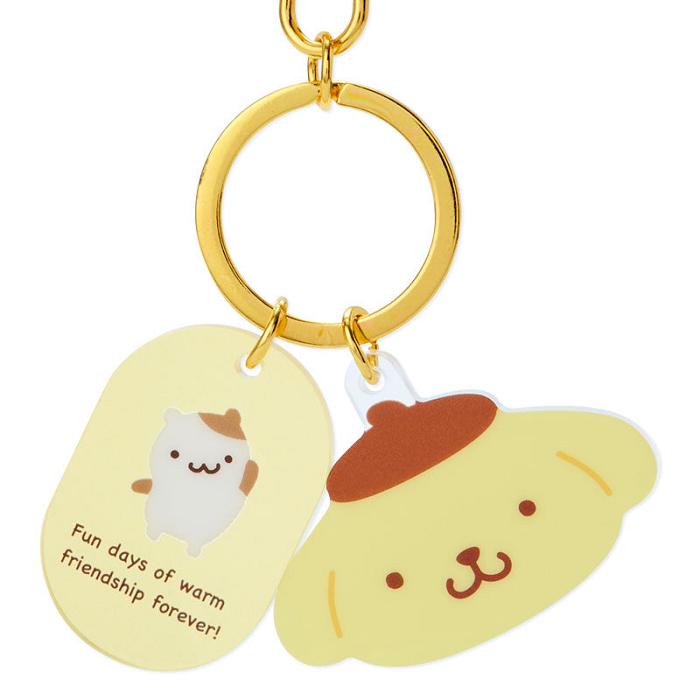 Hello Kitty Pompompurin Besties Keychain Amarillo | CL_HK77851