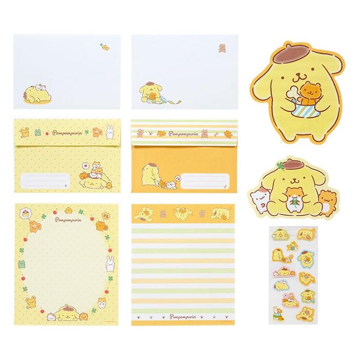 Hello Kitty Pompompurin Classic Letter Set Amarillo | CL_HK54232