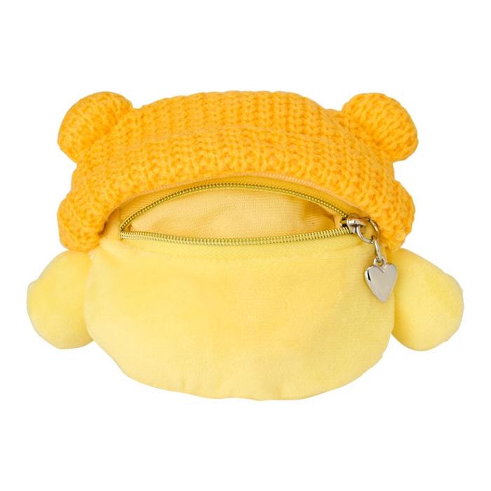 Hello Kitty Pompompurin Cozy Cap Mascot Clip Pouch Amarillo | CL_HK23771