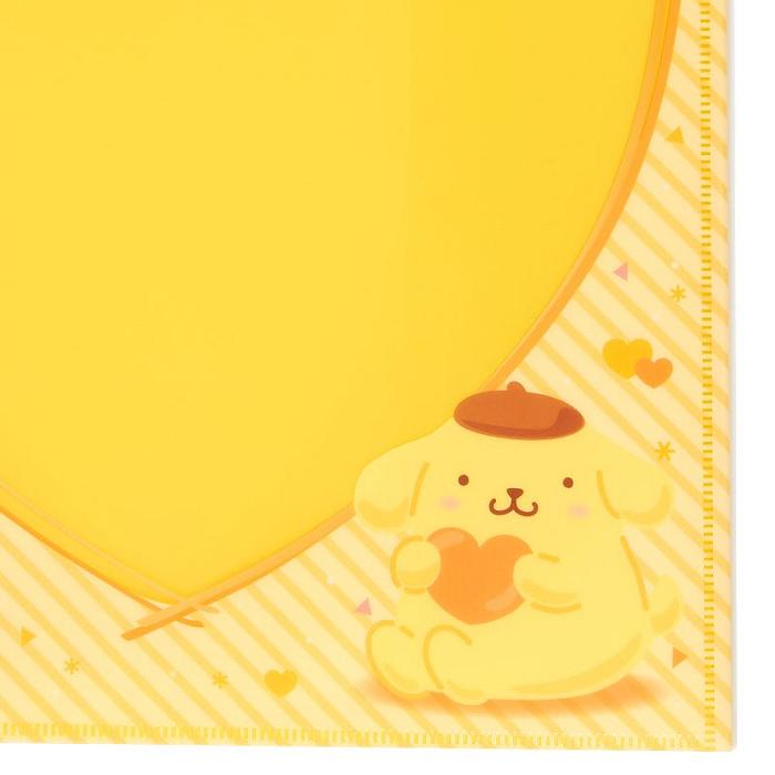 Hello Kitty Pompompurin File Folder Collect Book Amarillo | CL_HK50747